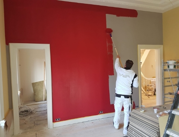 muur behangen De Lier